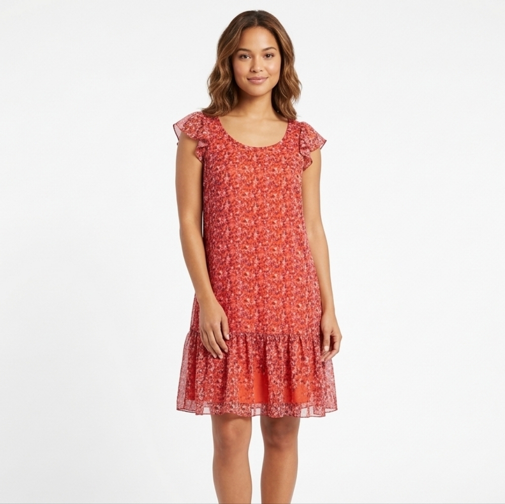Floral Ruffle Dress - Picture 12 of 13